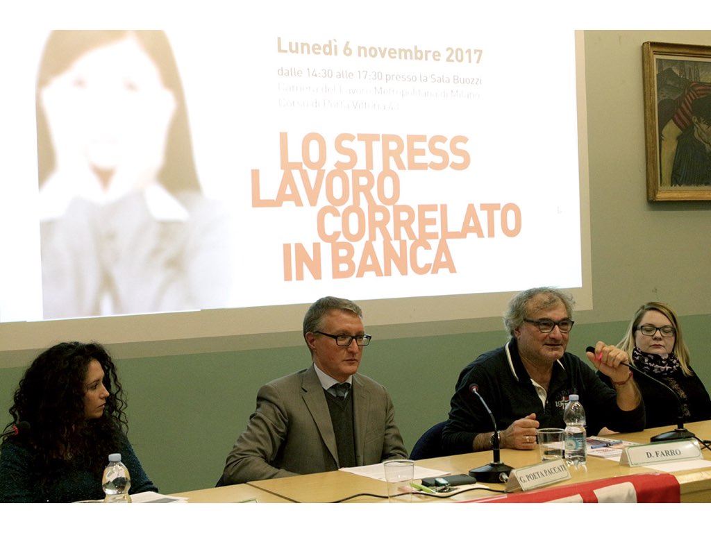Milano: Lo Stress Lavoro Correlato In Banca – Foto Gallery
