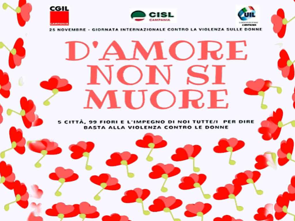 La Campania in occasione della giornata internazionale contro la violenza sulle donne