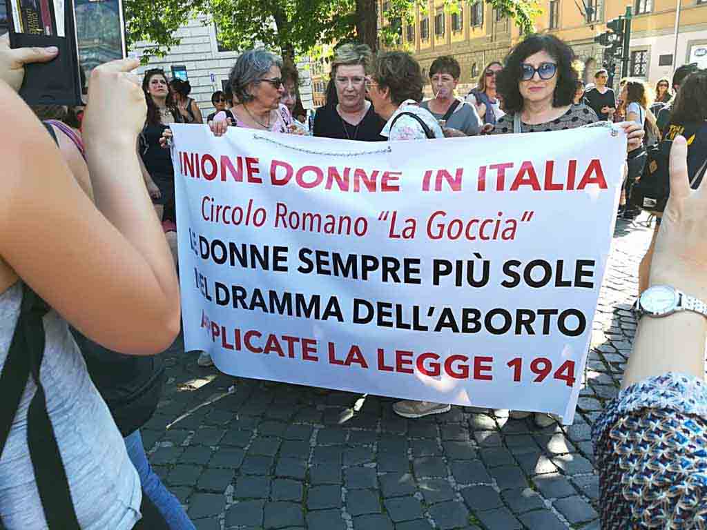 #legge194: il corteo a Roma