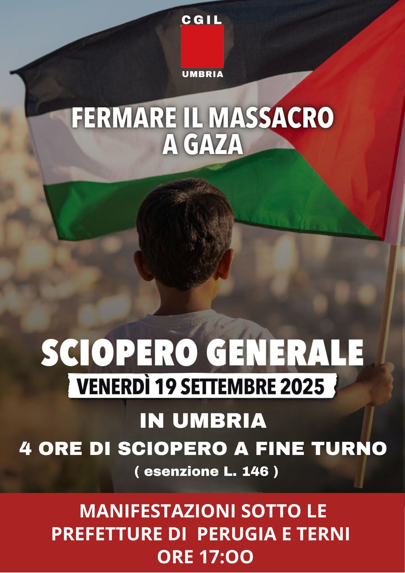 VENERDI 19 SETTEMBRE 2025 SCIOPERO GENERALE
