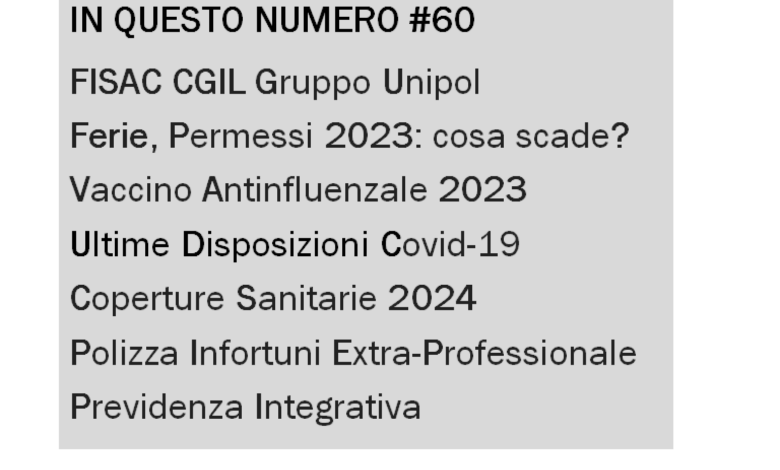 GRUPPO UNIPOL: Domande e Risposte, di tutto ma non tutto #60