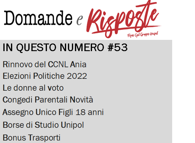 GRUPPO UNIPOL: Domande e Risposte, di tutto ma non tutto #53