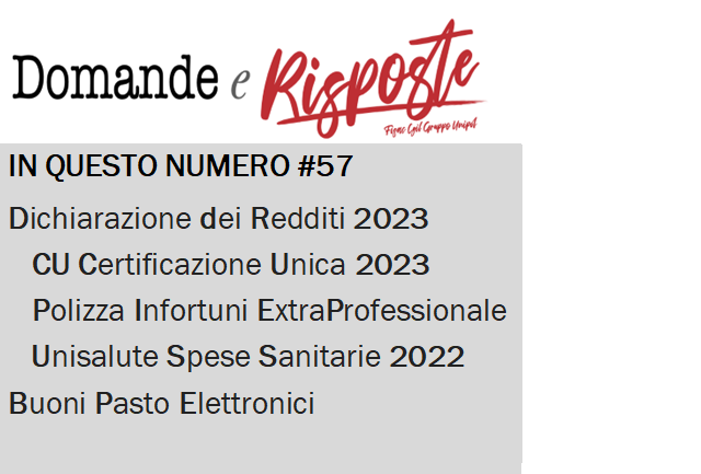 GRUPPO UNIPOL: Domande e Risposte, di tutto ma non tutto #57