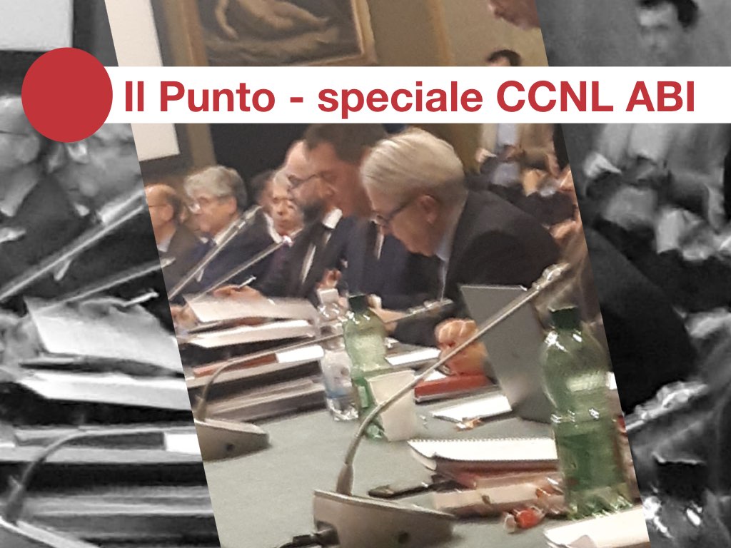 Il Punto del Segretario Generale: speciale firma CCNL del credito
