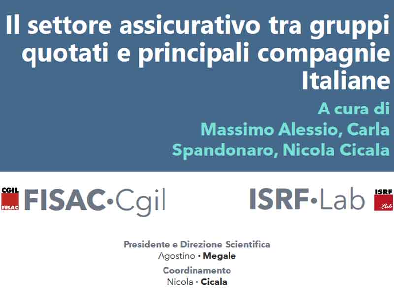 ISRF Lab: Outlook 07/2020 – Il settore assicurativo tra gruppi quotati e principali compagnie Italiane